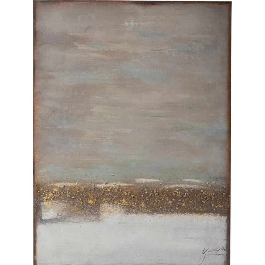 "KARE Design Modern Abstract Acrylic Painting - Horizon Theme 90x120cm Wall Art"