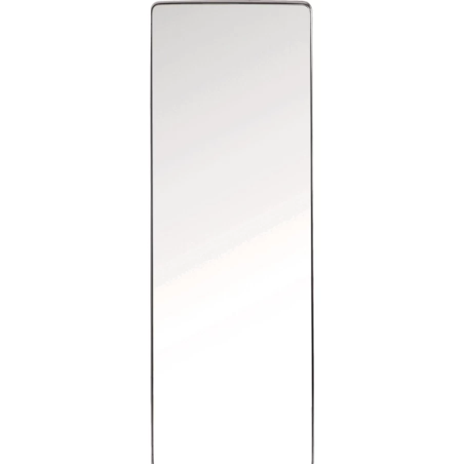 "KARE Design Modern Curvy Chrome Mirror 70x200cm - Stylish Decorative Wall Mirror"