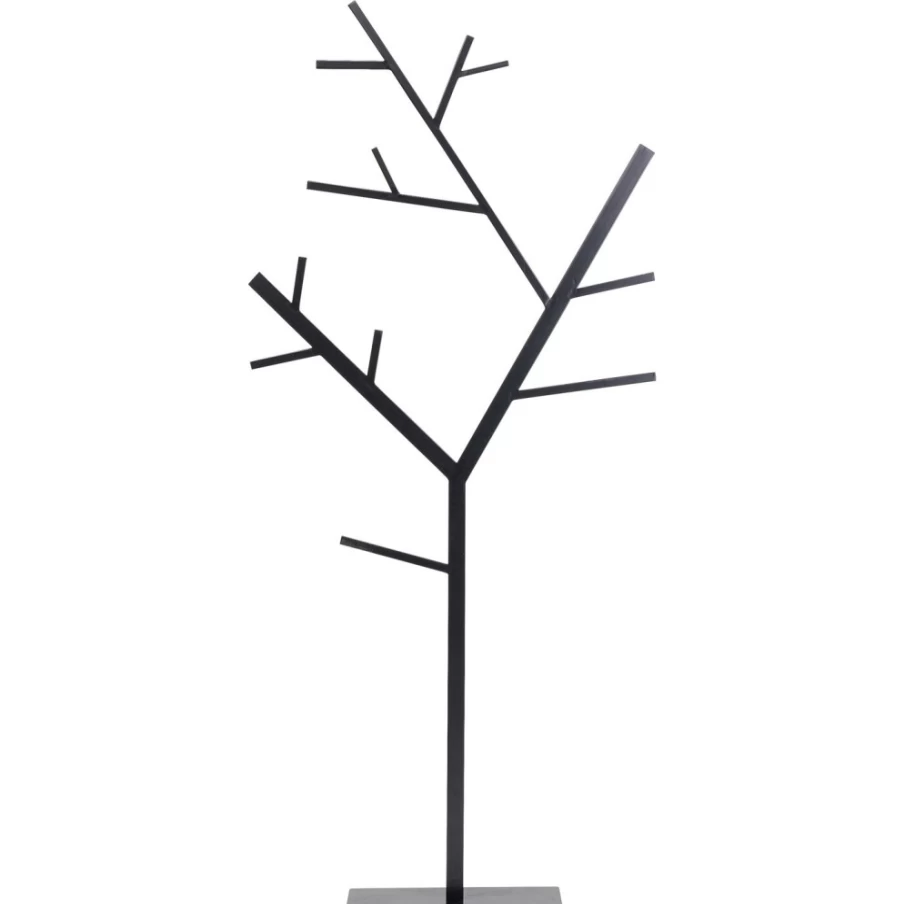 KARE Design Modern Black Coat Stand Tree - 204cm Height Smart Technical Clothing Rack for Home Entryway