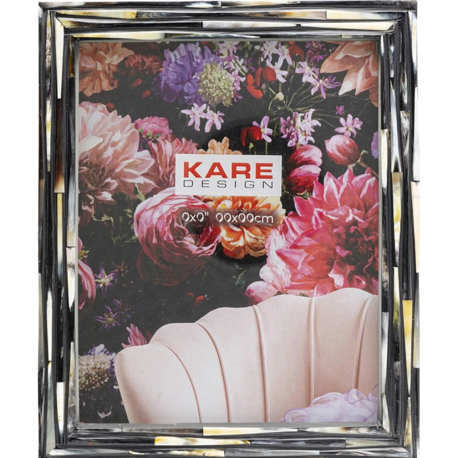 KARE Design Modern 20x25cm Picture Frame with Groove Detail for Wall Display