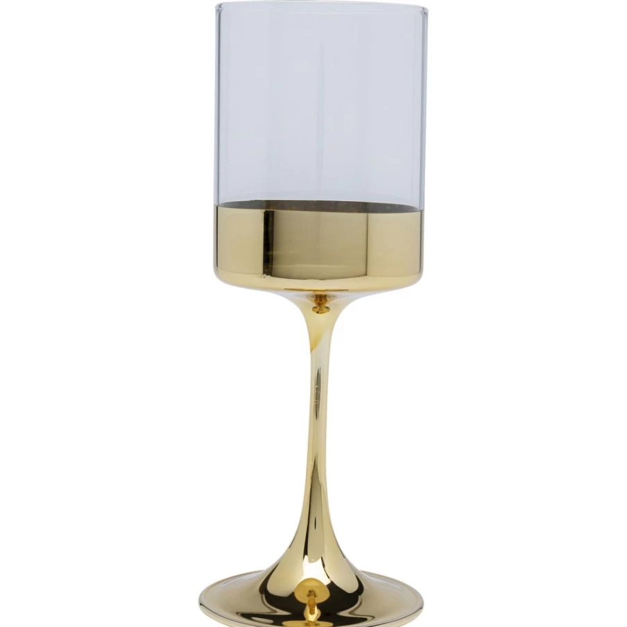 "KARE Design Electra Gold Wine Glasses – Elegant Crystal Stemware for Fine Dining"