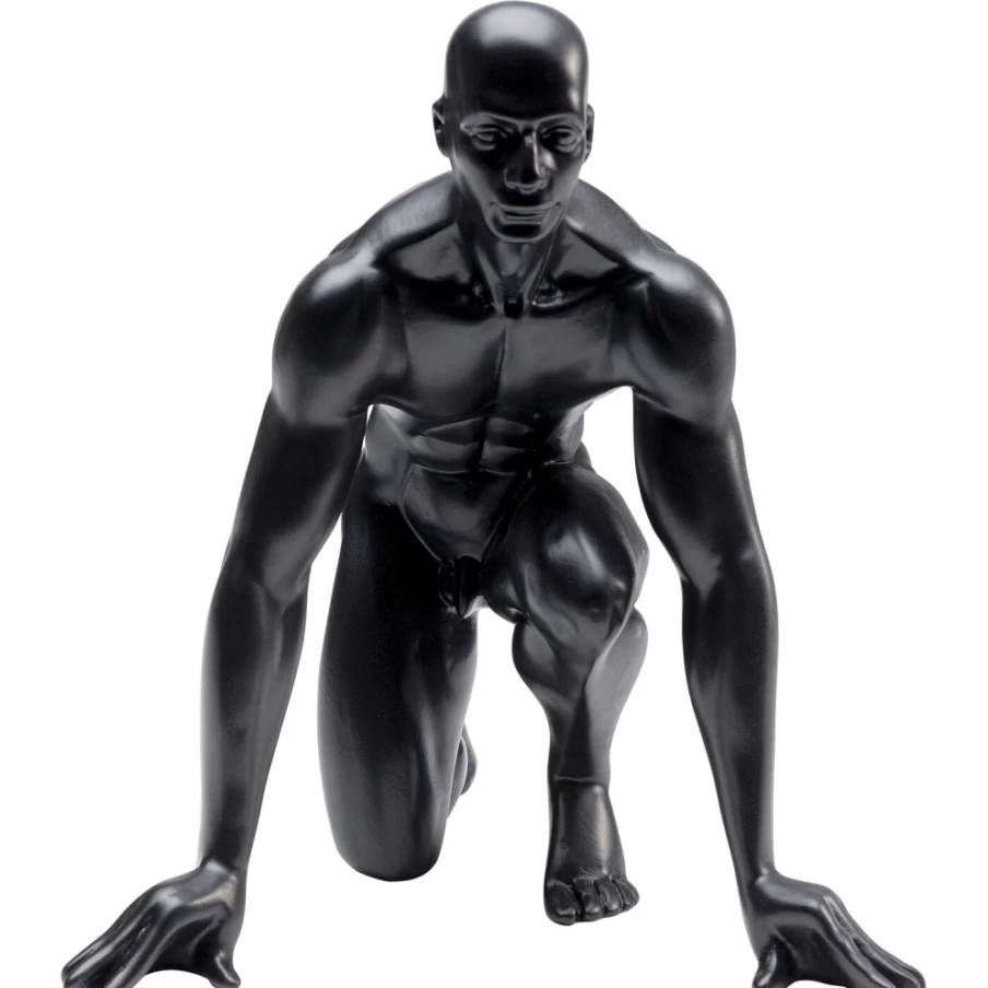 KARE Design Modern Black Runner Sculpture Deco Figurine 25cm Home Decor
