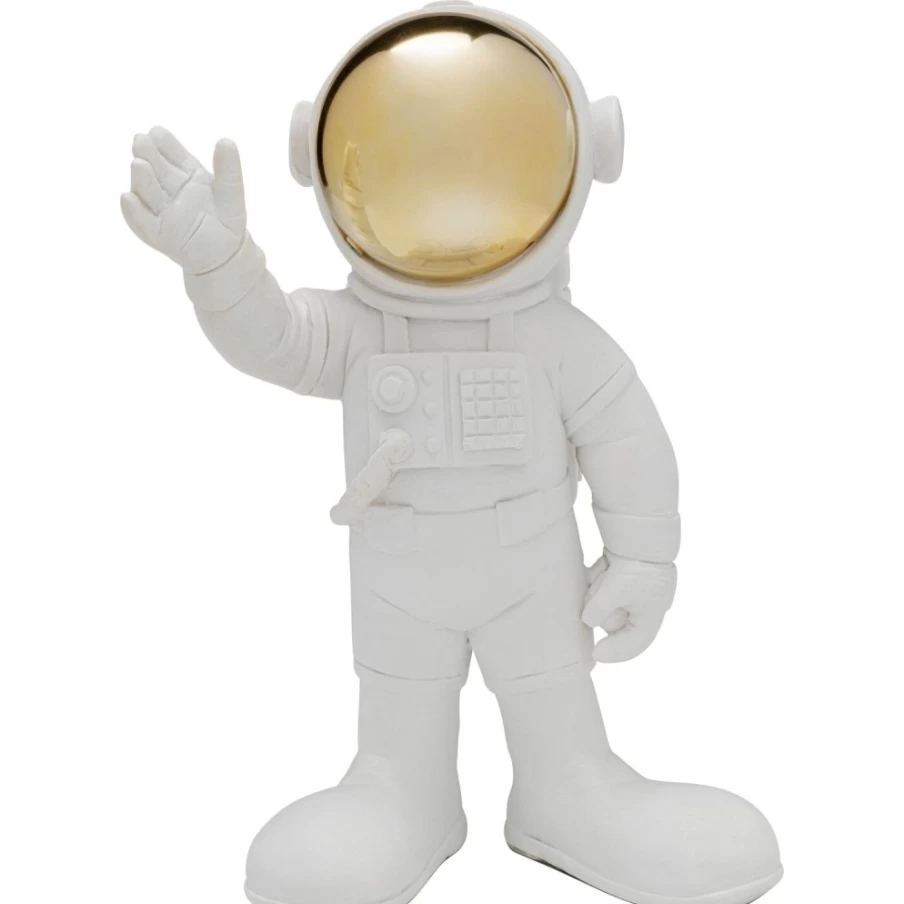 KARE Design Modern Astronaut Figurine - 27cm White Welcome Decoration for Home & Office