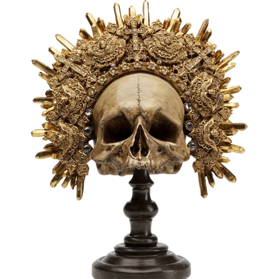 KARE Design King Skull Decorative Object - 42cm Gothic Home Decor