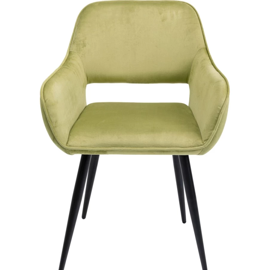 "KARE Design Modern Armchair With Armrests In Light Green – San Francisco Inspired"