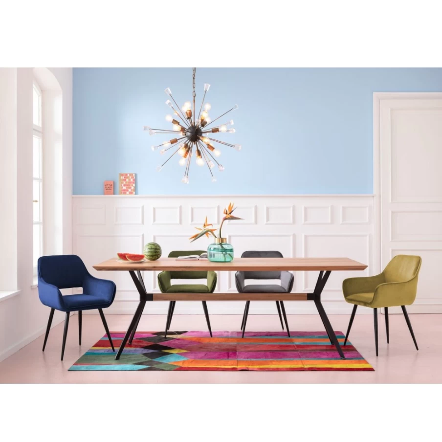 "KARE Design Modern Armchair With Armrests In Light Green – San Francisco Inspired"