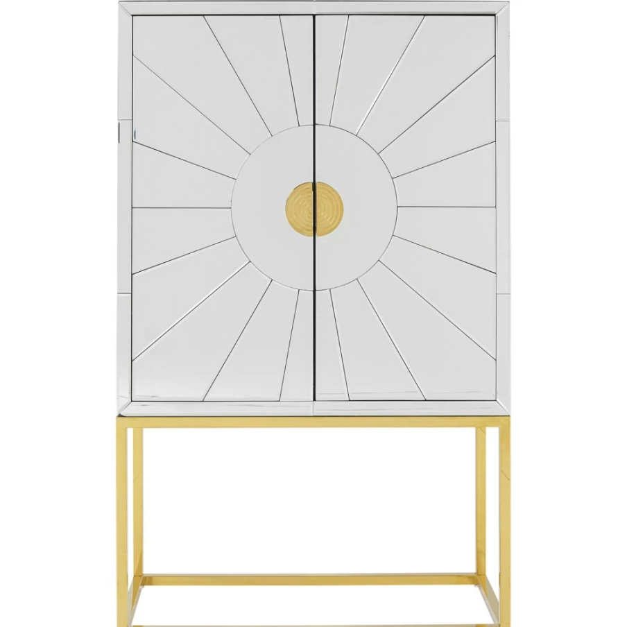 KARE Design Modern Bar Cabinet Queen - 91x147cm Home Bar Furniture for Living Room