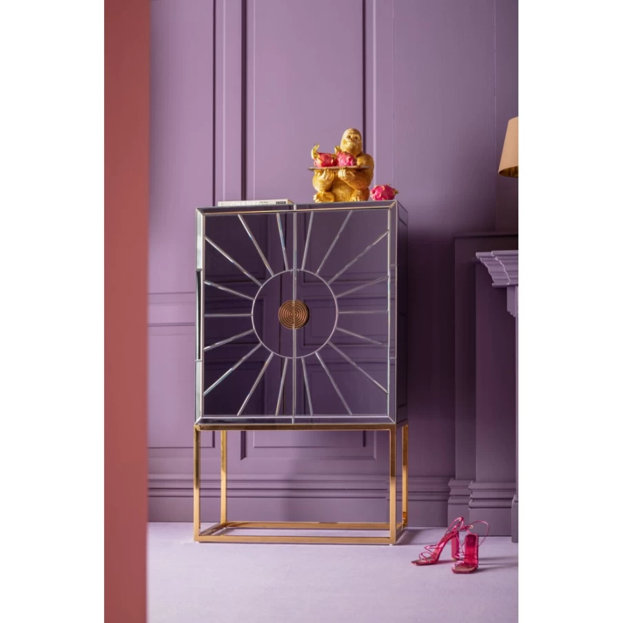 KARE Design Modern Bar Cabinet Queen - 91x147cm Home Bar Furniture for Living Room