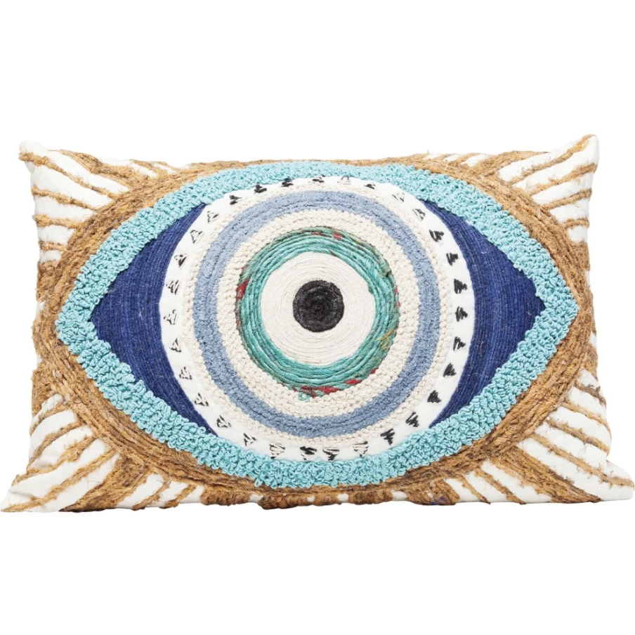 KARE Design Ethno Eye Decorative Cushion 35x55 cm Bohemian Pillow Cover