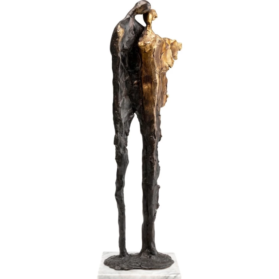"KARE Design Modern Abstract Love Sculpture - 50cm Handmade Deco Figurine for Home Decor"