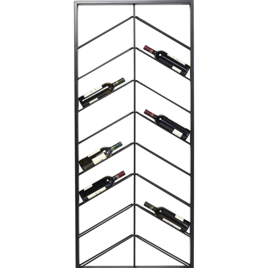 KARE Design Modern Wall-Mounted Wine Rack - Double Tier Bistro Shelf 70x160cm for Stylish Storage