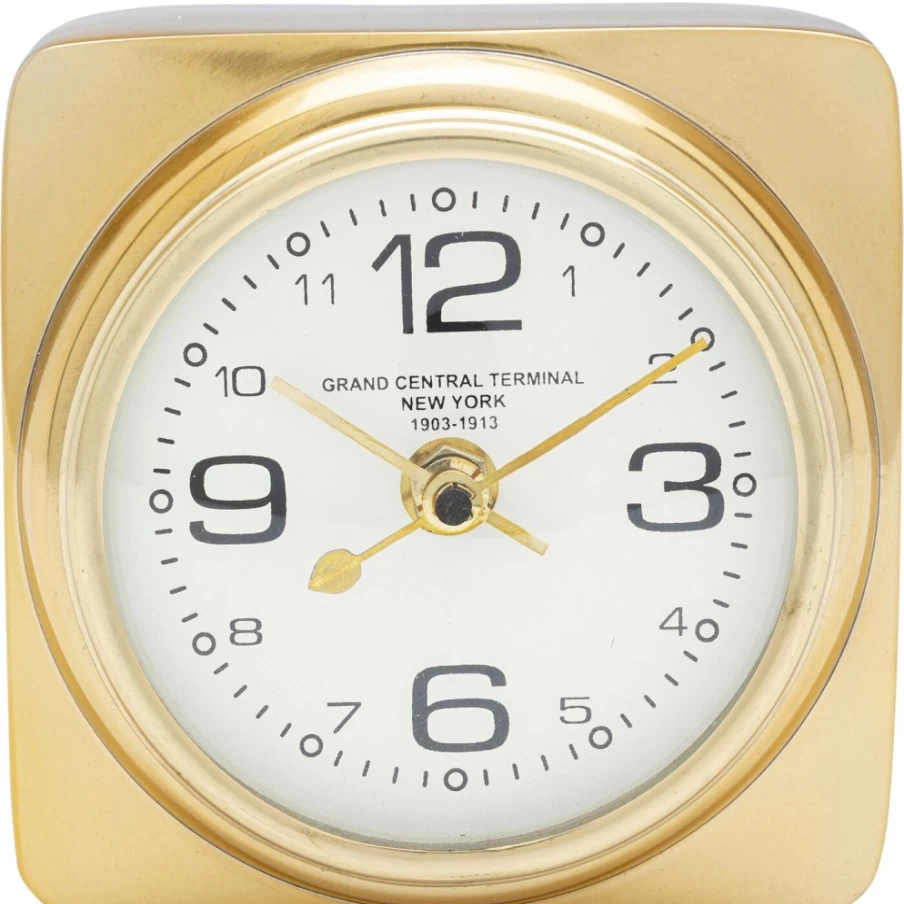 KARE Design Modern Table Clock - 13x9cm Stylish Desktop Timepiece for Home & Office Decor