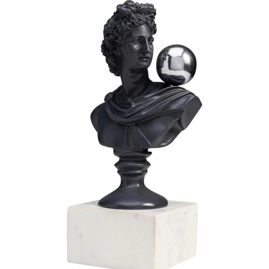 KARE Design Modern Deco Object Busto Man Sculpture 36cm for Home Decor