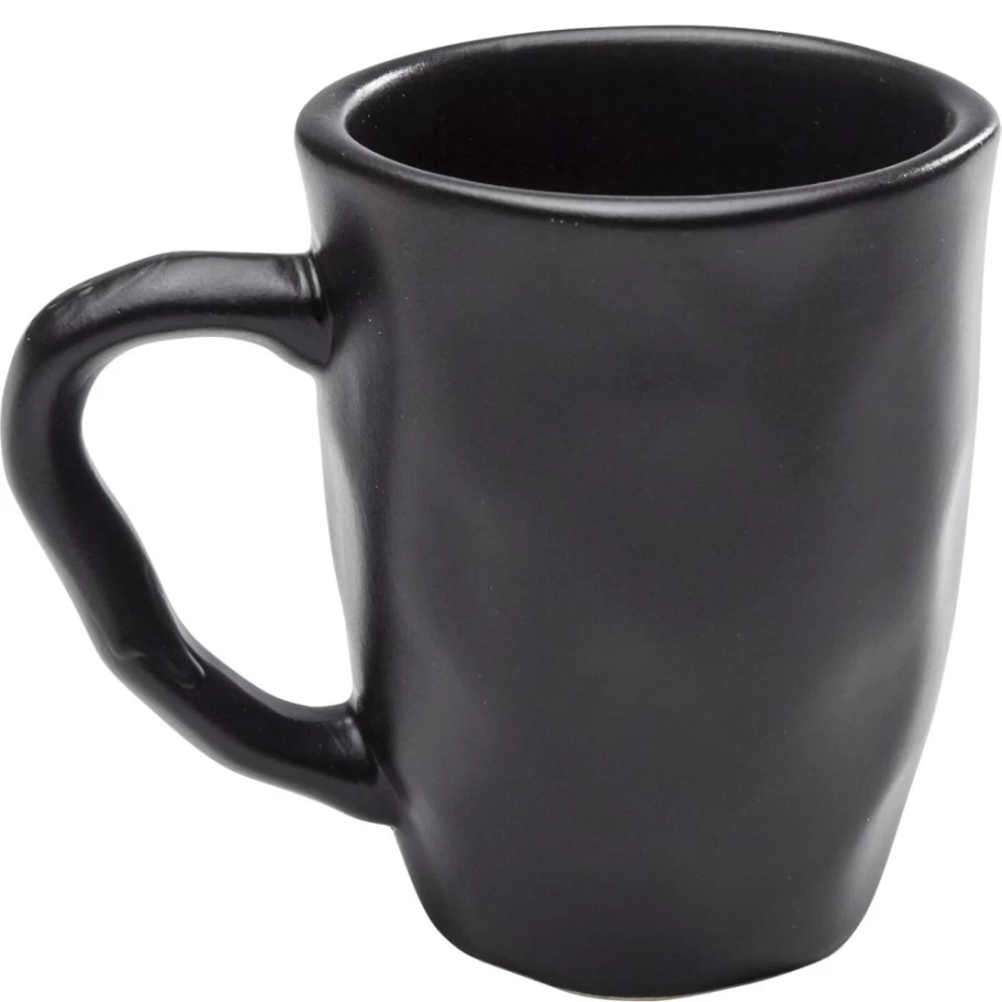 "KARE Design Organic Black Cup – Eco-Friendly Ceramic Mug for Coffee & Tea"