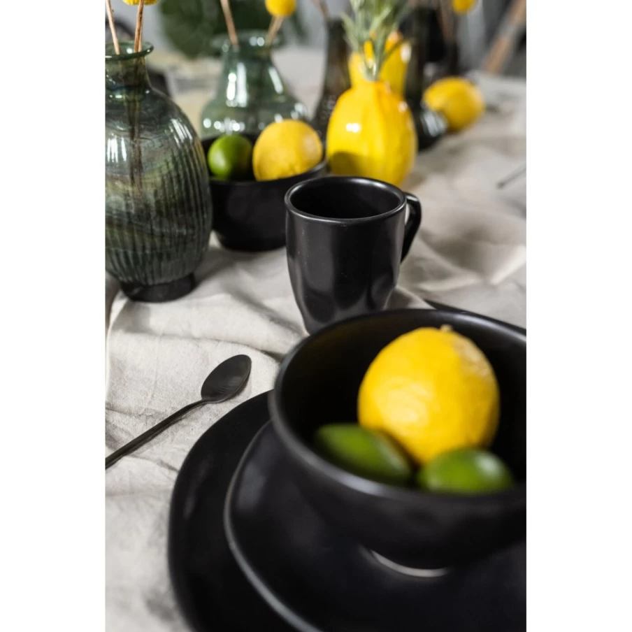 "KARE Design Organic Black Cup – Eco-Friendly Ceramic Mug for Coffee & Tea"