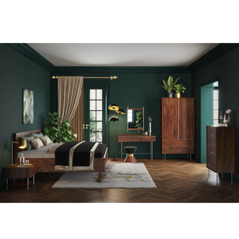 KARE Design Ravello Coat Rack with Mirror 178x50cm - Modern Wall Mounted Entryway Storage