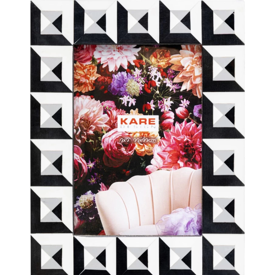 "KARE Design Jess 10x15cm Modern Picture Frame for Wall or Tabletop Display"