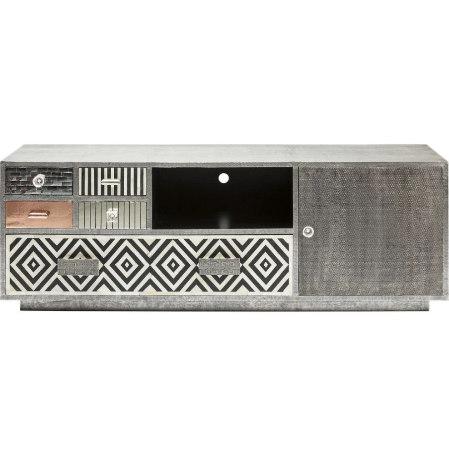 KARE Design Modern Chalet Lowboard with 5 Drawers and 1 Door - Stylish Storage Cabinet