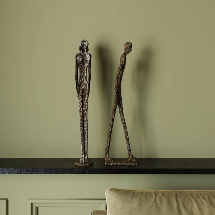 "KARE Design Modern Deco Figurine Art Man Statue 79cm Tall for Home Decor"