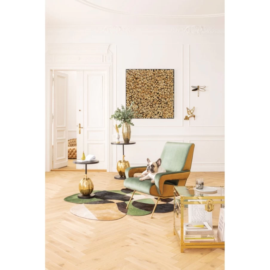 "KARE Design Luna High Green Armchair – Modern Luxury Lounge Chair"