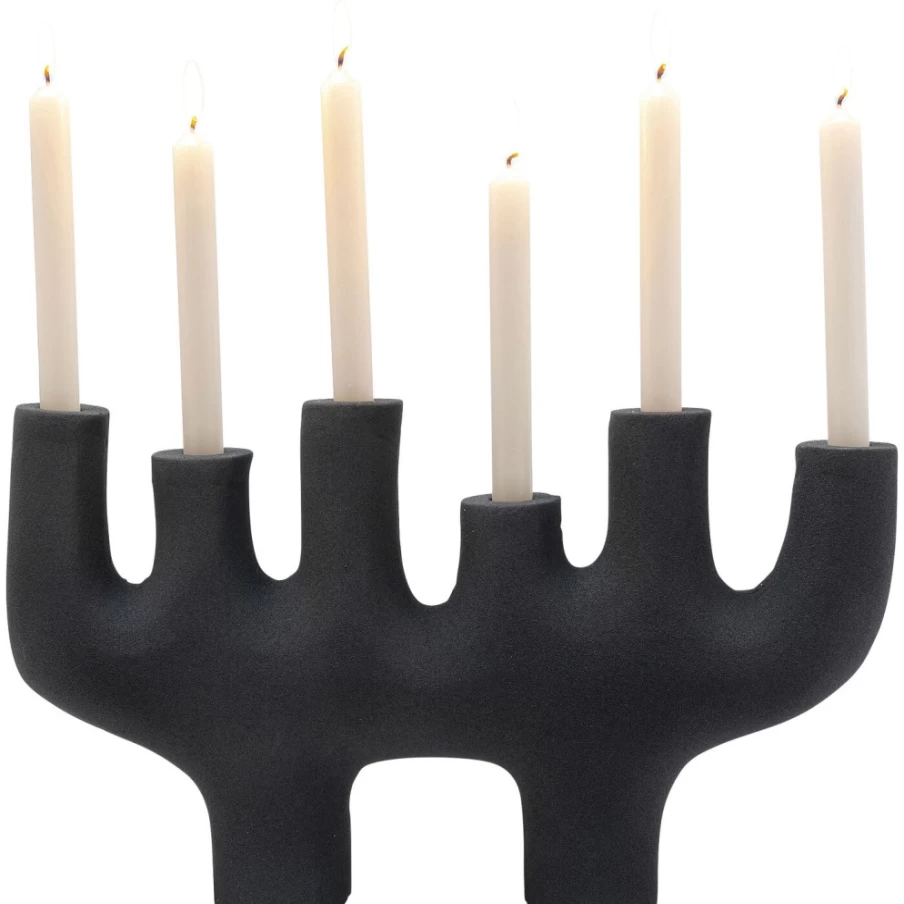 KARE Design Modern Candle Holder with 6 Stickers, 47cm Height, Decorative Home Accessory