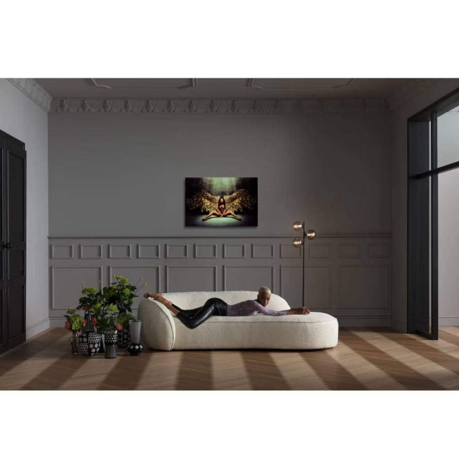 "KARE Design Angel Wings Picture Glass Wall Art - 120x80cm Modern Home Decor"