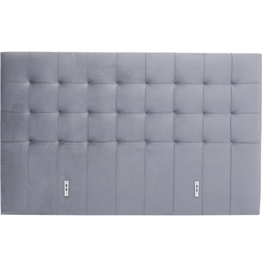 KARE Design Benito Grey Upholstered Headboard 160cm Wide Luxury Bed Frame