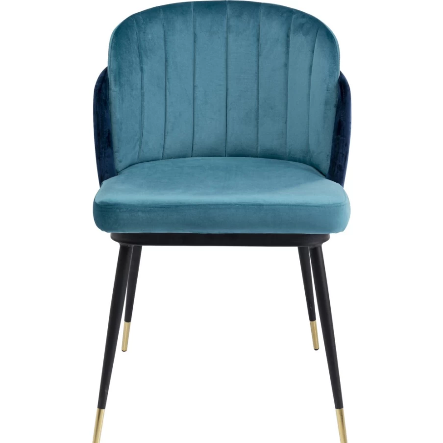 "KARE Design Hojas Blue Chair - Modern Stylish Seating for Home & Office"
