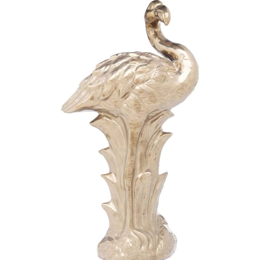 KARE Design Modern Gold Flamingo Decor Figurine - Elegant Home Accent Statue