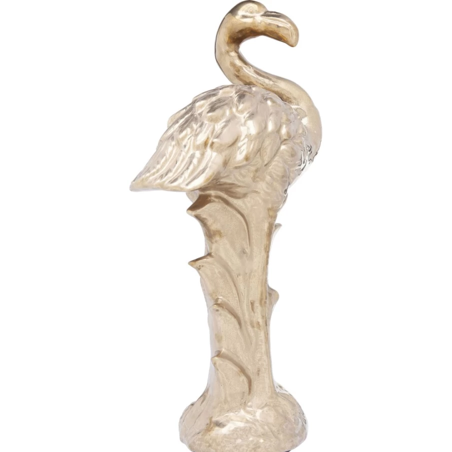 KARE Design Modern Gold Flamingo Decor Figurine - Elegant Home Accent Statue