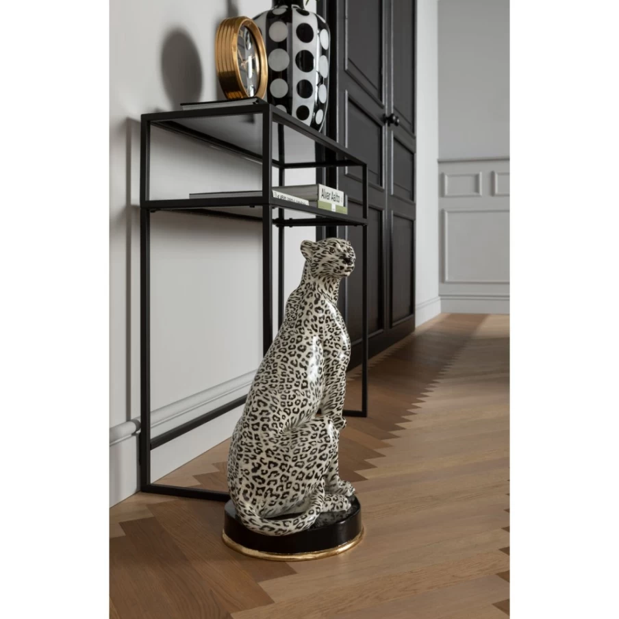 KARE Design Modern Cheetah Statue 54cm Handmade Decor Figurine for Home & Office