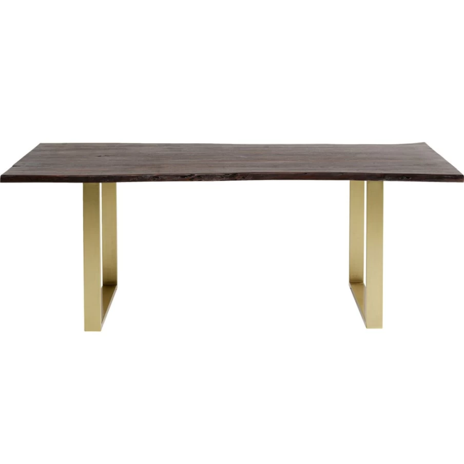 KARE Design Harmony Dark Brass Dining Table 160x80 cm Modern Kitchen Furniture
