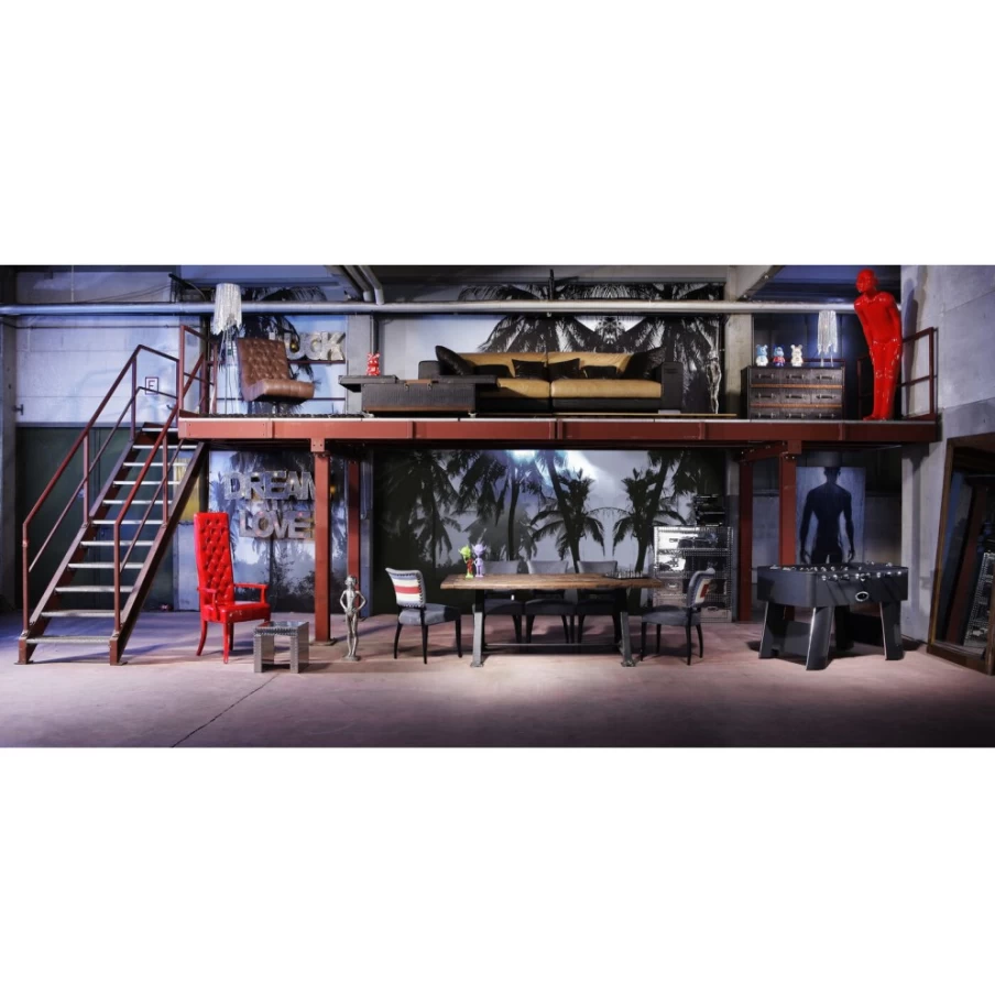 "KARE Design Modern Table Railway Set - Unique 210x100cm Layout for Model Trains"