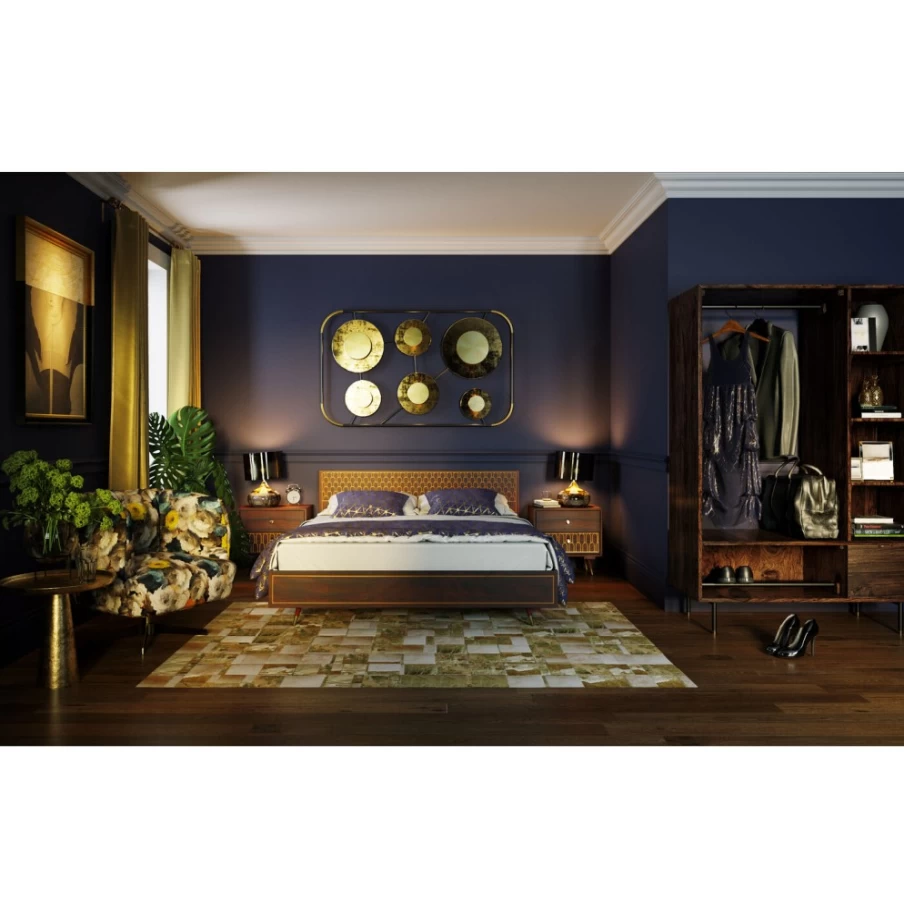 KARE Design Ravello Wardrobe Cabinet 185x120 cm Modern Storage Closet for Bedroom