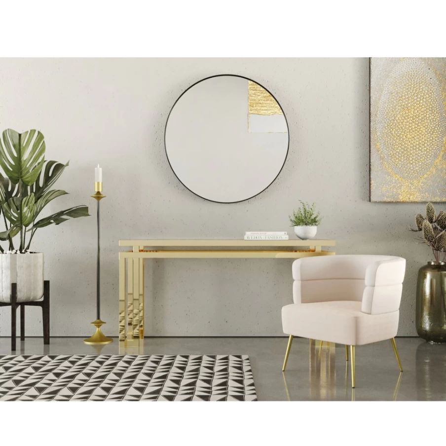 "KARE Design Modern Armchair in Cream – Stylish Sandwich Backrest Lounge Chair"