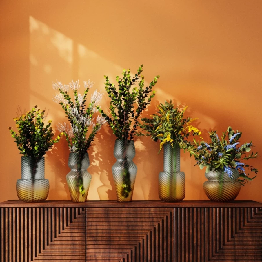 KARE Design Modern Paris Vase - 39cm Tall Decorative Flower Vase for Home Decor