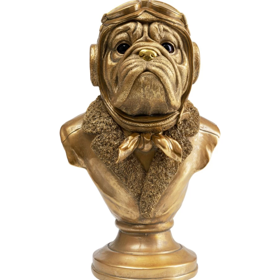KARE Design Modern Deco Object Pilot Statue 35cm Home Decor Sculpture