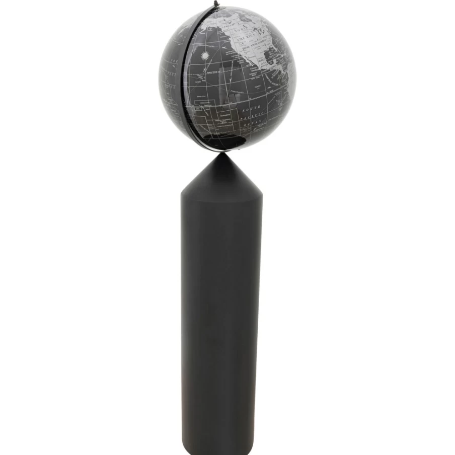 KARE Design Modern Deco Object Globe Top Black 132cm - Stylish Home Decor Floor Lamp