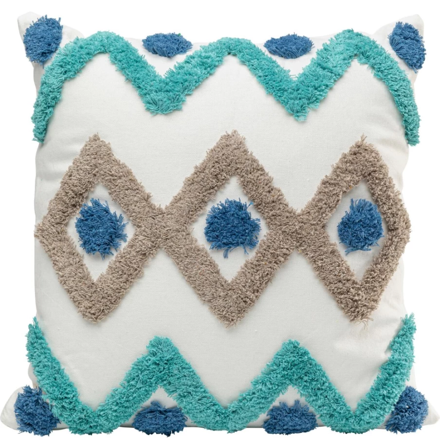 KARE Design Colorful Diamond Decorative Cushion Cover 45x45 cm Modern Square Pillow Case