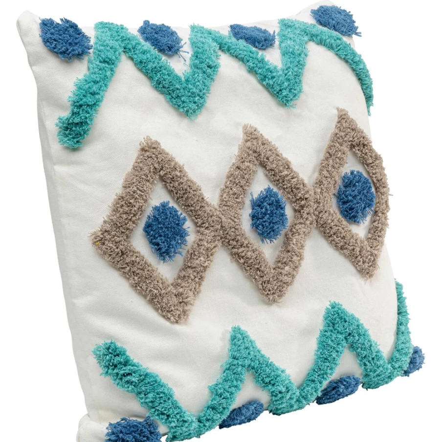 KARE Design Colorful Diamond Decorative Cushion Cover 45x45 cm Modern Square Pillow Case