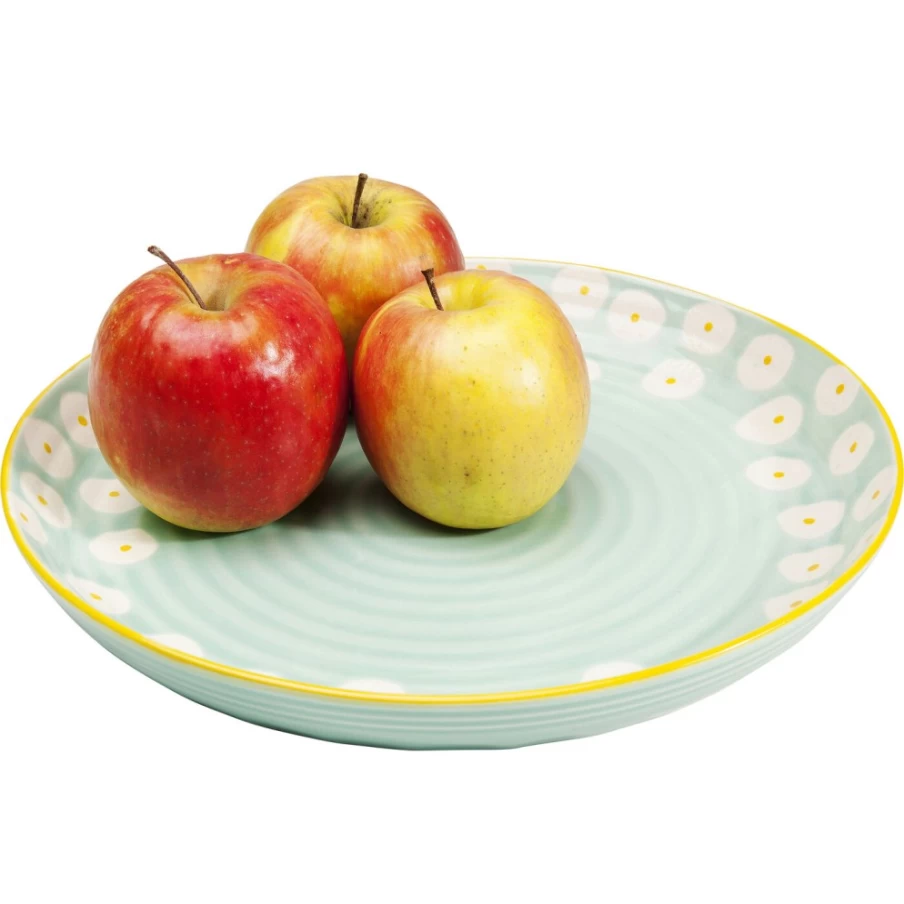 KARE Design Modern Dotty Plate 27cm - Stylish Ceramic Dinner Plate for Home Dining Decor