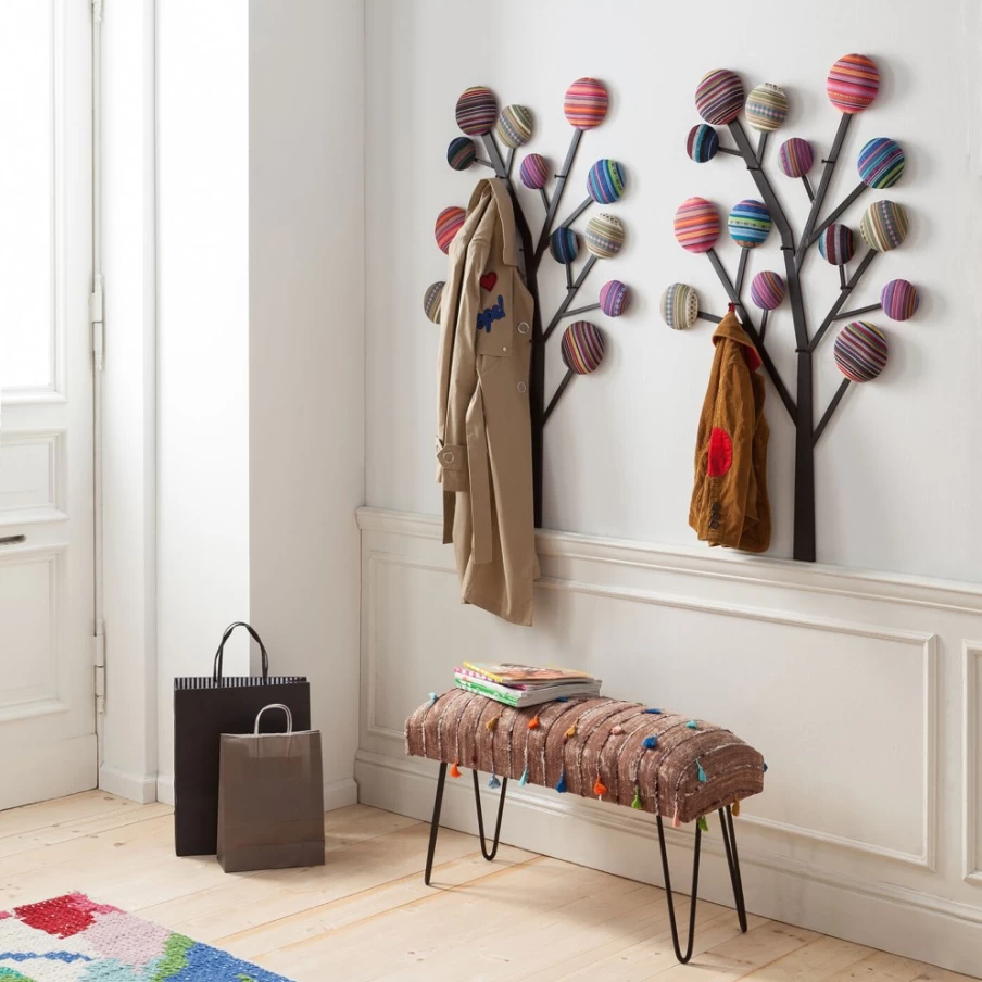 KARE Design Modern Bubble Tree Coat Rack - Stylish Freestanding Entryway Hanger for Hats, Jackets, and Accessories