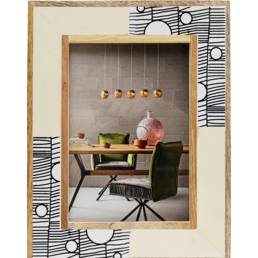 "KARE Design Harriett White Picture Frame 13x18 cm Modern Photo Frame"