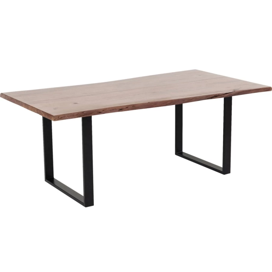 KARE Design Modern Dark Black Dining Table 200X100 - Table Harmony Collection
