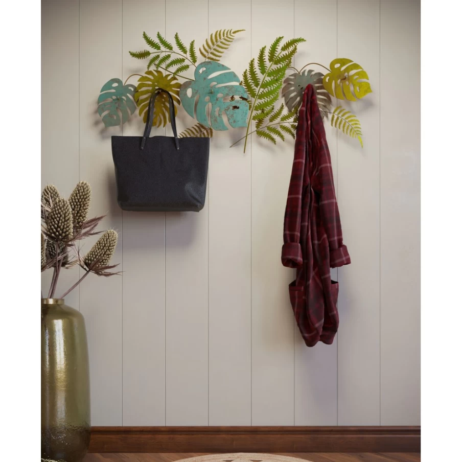 KARE Design Modern Coat Rack Jungle Party Color - Stylish Entryway Hooks for Hats & Coats