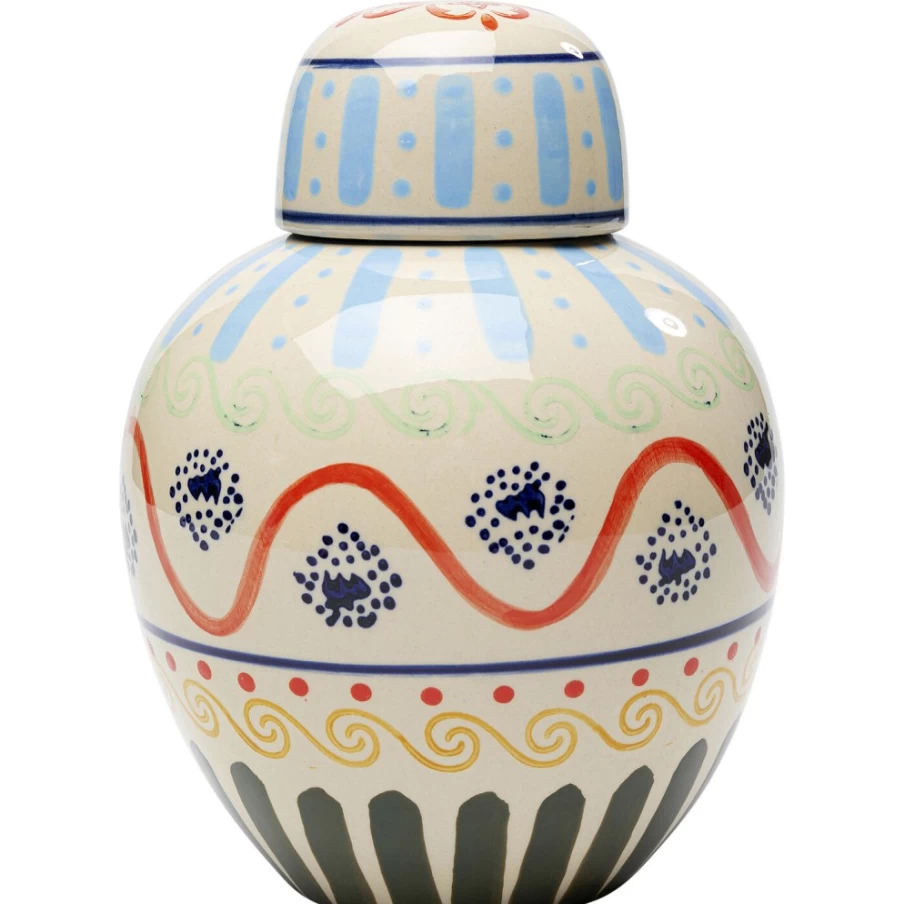 KARE Design Deco Jar Los Cabos 25Cm - Decorative Ceramic Vase for Modern Home Decor