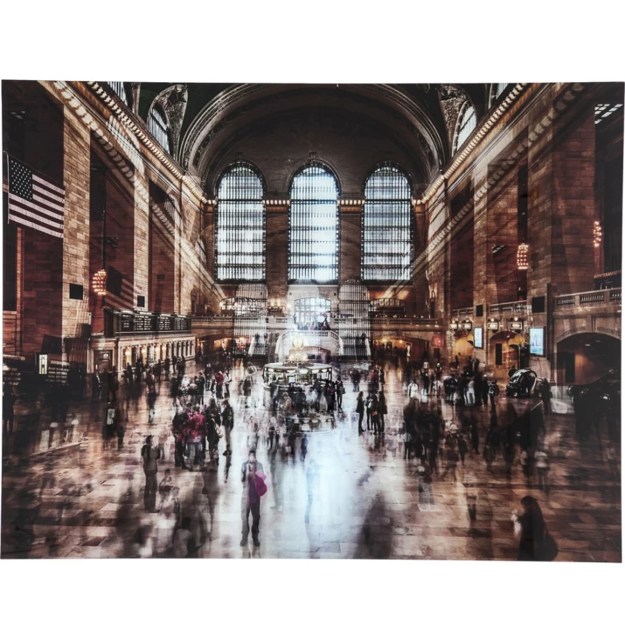 KARE Design Grand Central Station Picture Glass Wall Art 160x120 cm Modern Framed Decor