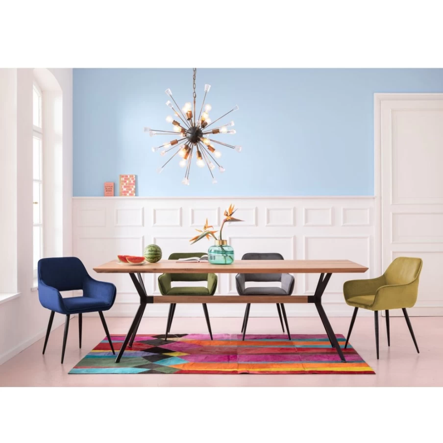 "KARE Design San Francisco Dark Green Armchair With Armrests – Modern Comfort Chair"