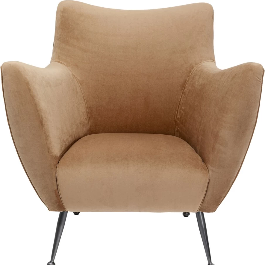 "KARE Design Goldfinger Taupe Armchair – Modern Luxury Accent Chair"
