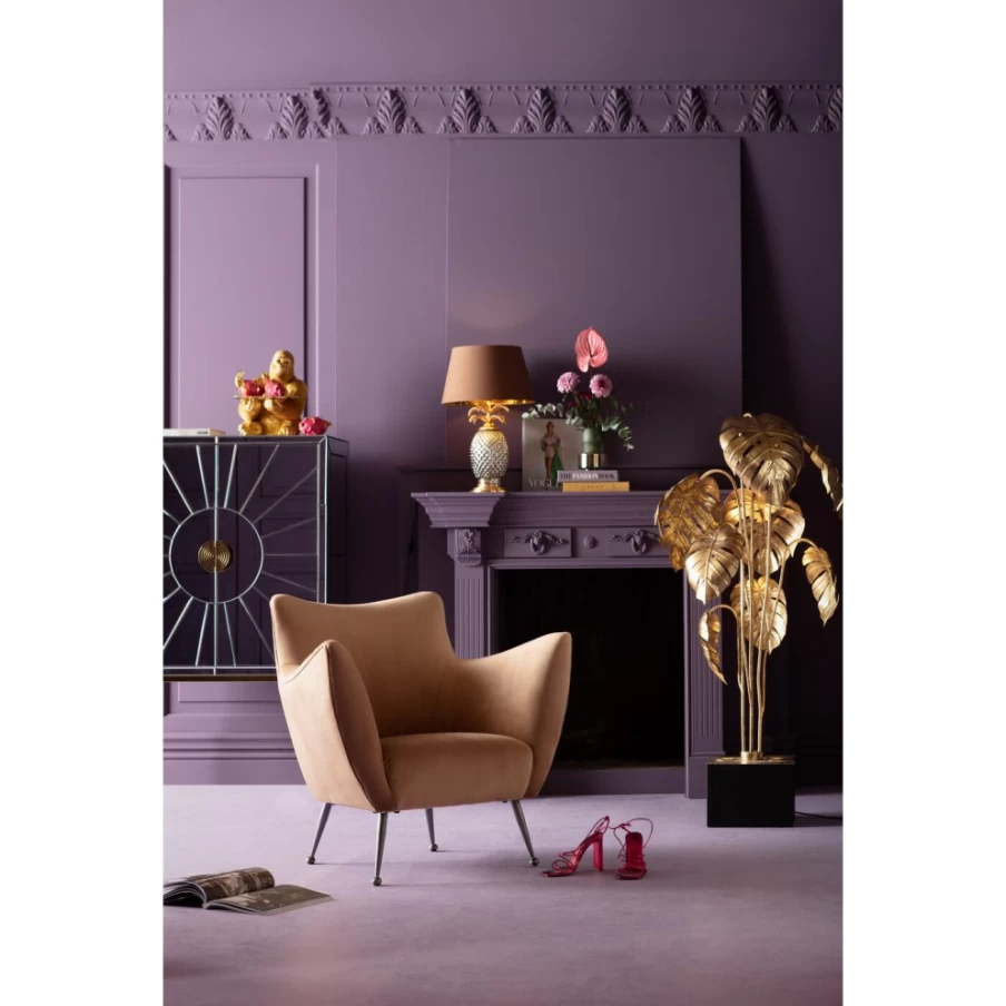 "KARE Design Goldfinger Taupe Armchair – Modern Luxury Accent Chair"